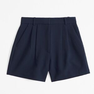 💥LIKE NEW💥 Abercrombie & Fitch ultra high-rise tailored short - SZ SM - Navy